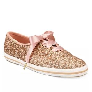 Kate Spade rose gold Keds shoes